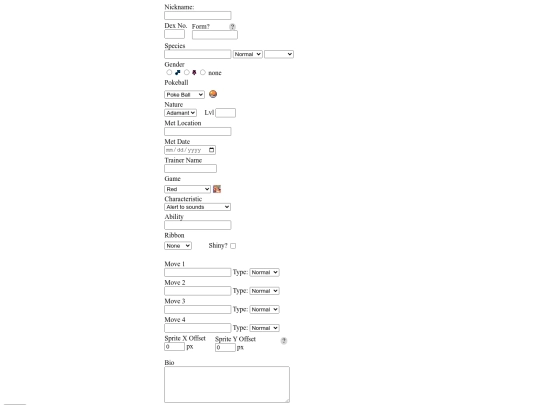 pokedexwidget/pokemonlistmaker screenshot