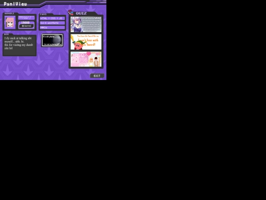 prsnlpage screenshot