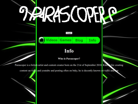 info screenshot