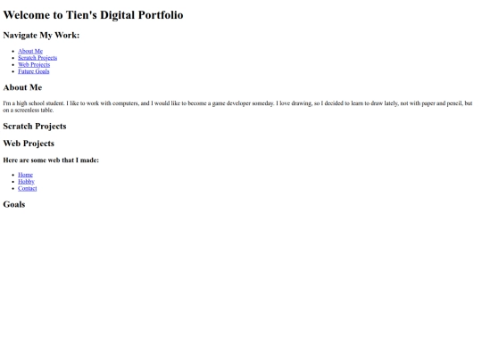 Portfolio screenshot