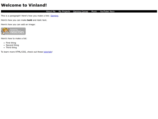 index screenshot