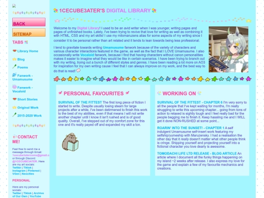 library screenshot