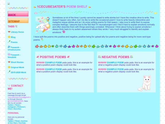 library/poems screenshot
