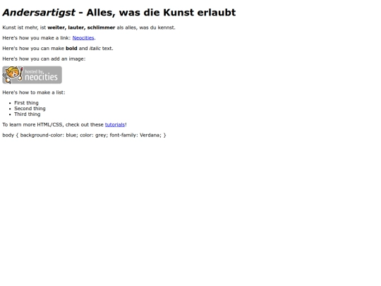 index screenshot