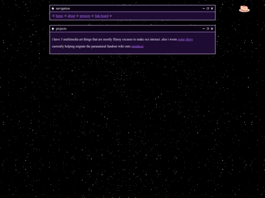projects screenshot