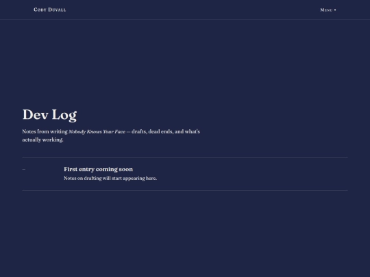 dev-log screenshot