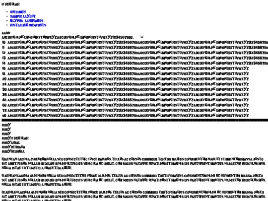 if webfont/if-demo screenshot