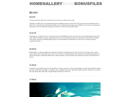 blog screenshot