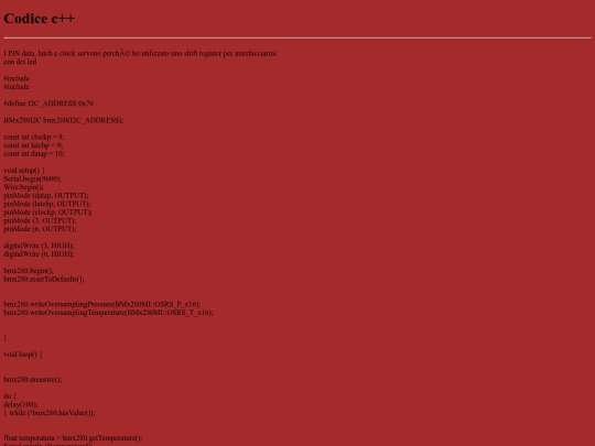 codice screenshot