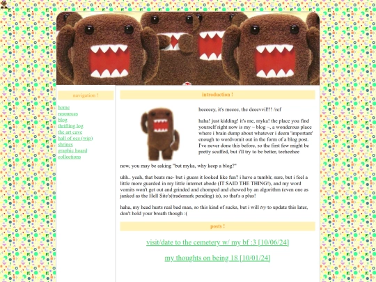 blog screenshot
