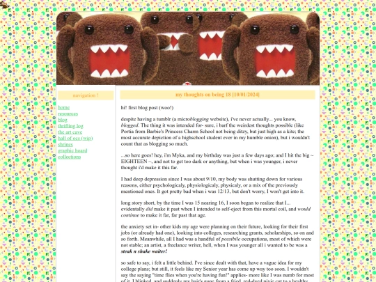 blog/my-thoughts-on-being-18 screenshot