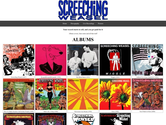 discography screenshot