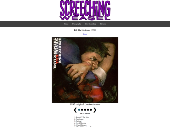 discography/comps/killthemusicians screenshot