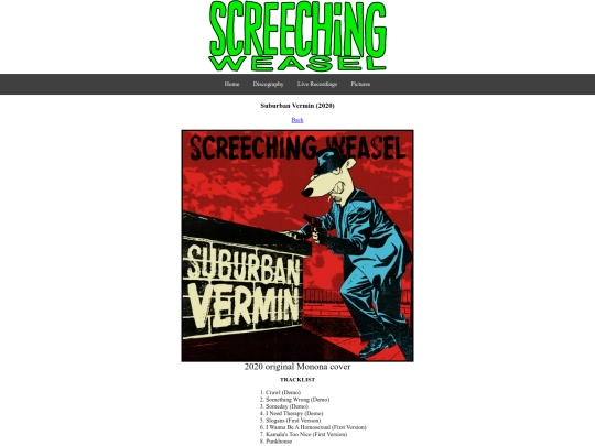 discography/comps/suburbanvermin screenshot