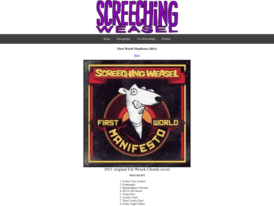 discography/firstworldmanifesto screenshot