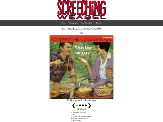 discography/howtomakeenemiesandirritatepeople screenshot