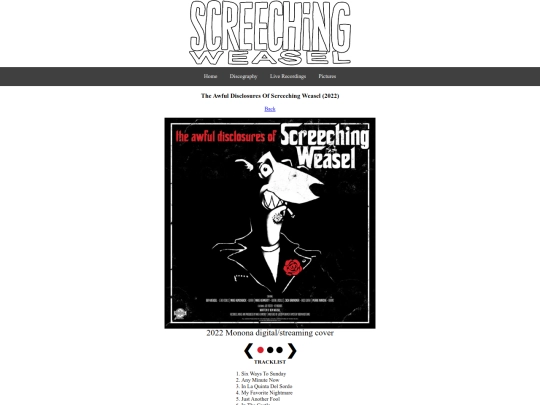 discography/theawfuldisclosuresofscreechingweasel screenshot