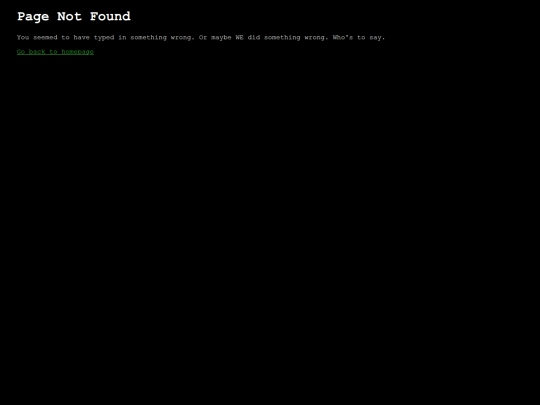 not_found screenshot