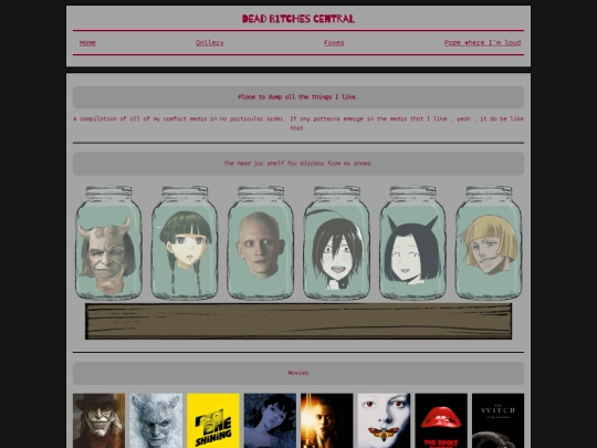 Pages/Faves screenshot
