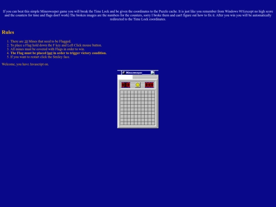 mine screenshot
