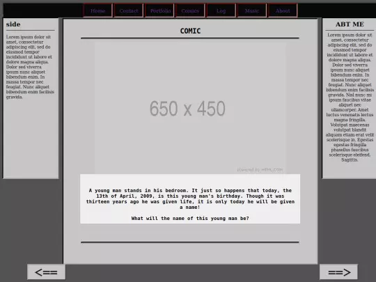 comicpage screenshot