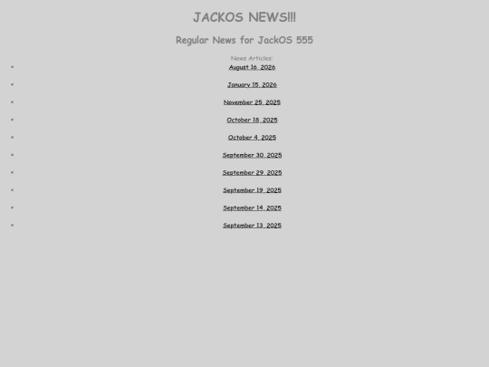 News screenshot