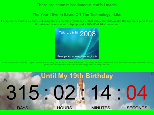 miscpage screenshot