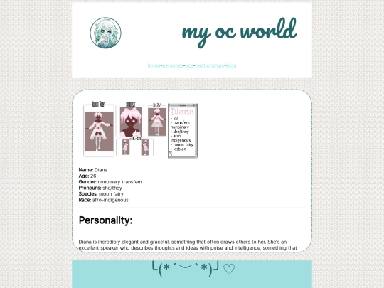 oc pages/diana screenshot