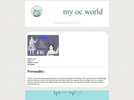 oc pages/enid screenshot