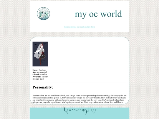 oc pages/henbane screenshot