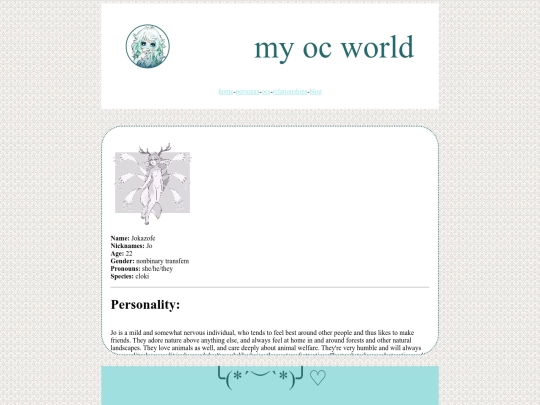 oc pages/jokazofe screenshot