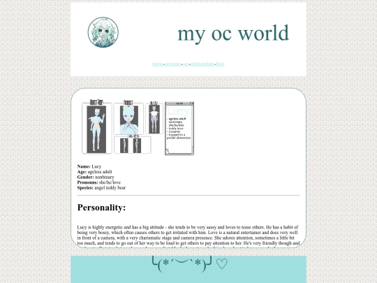 oc pages/lucy screenshot
