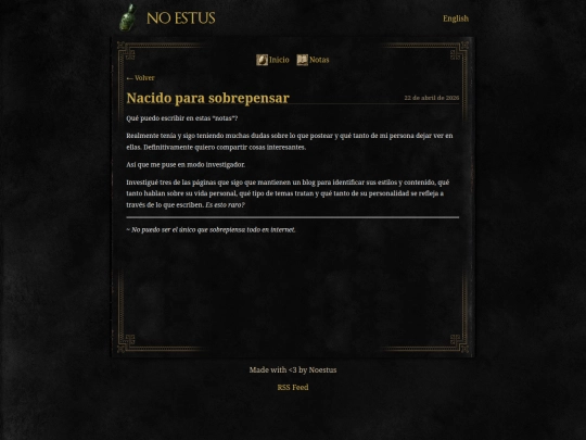 es/notes/nacido-para-sobrepensar screenshot