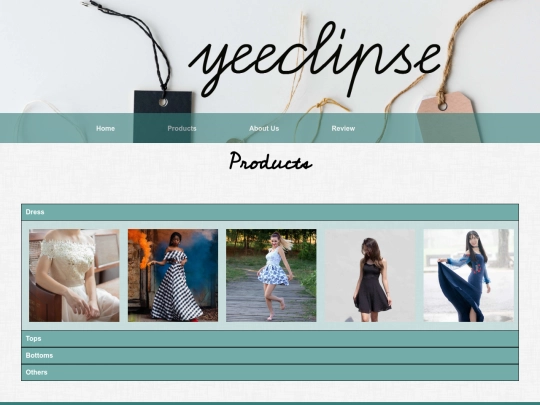 products screenshot