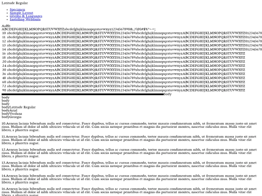 fonts/latitude_regular/latitude-regular-demo screenshot