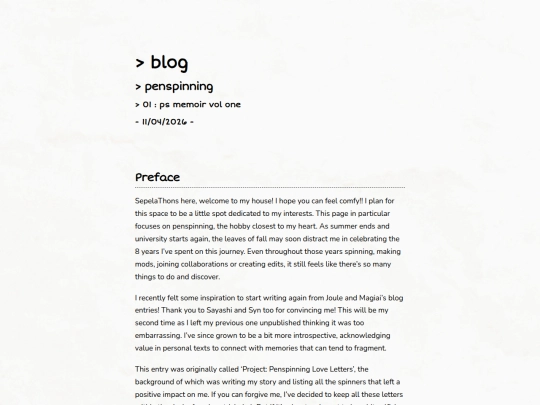psblog/ps00-memoir screenshot