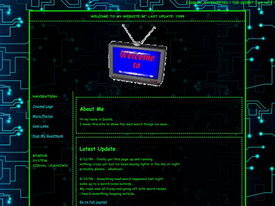 index screenshot