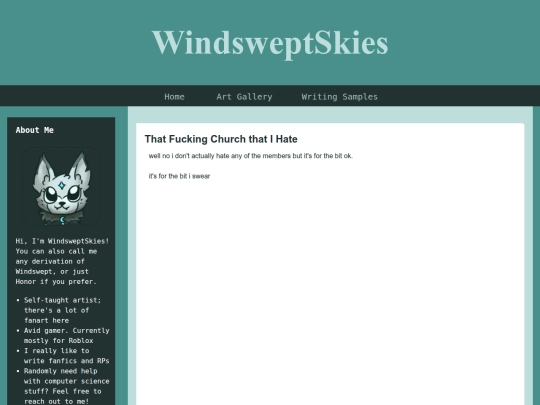 teal screenshot