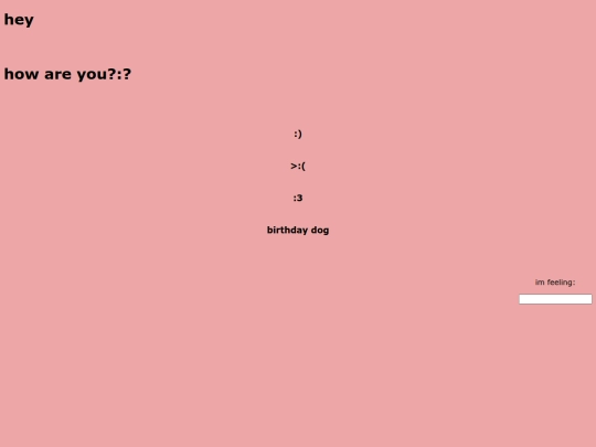 feelings screenshot