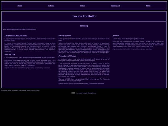 portfolio screenshot