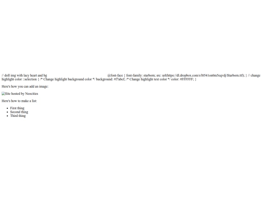 index screenshot