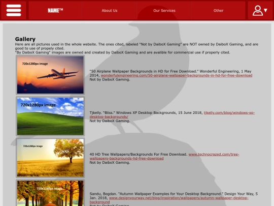 js/gallery screenshot