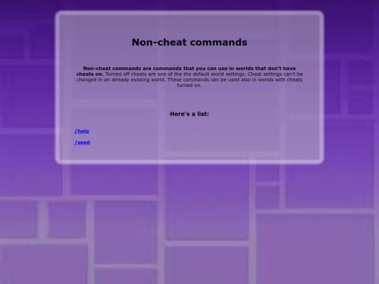 singlenoncheatcommands screenshot
