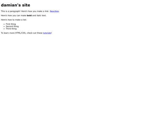 index screenshot