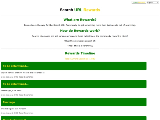 archives/searchurl/rewards screenshot