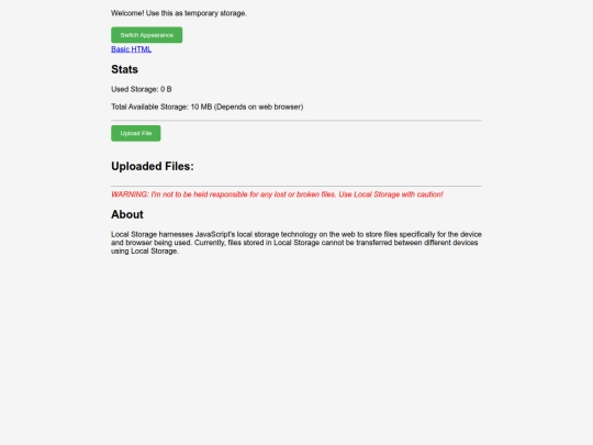 localstorage screenshot