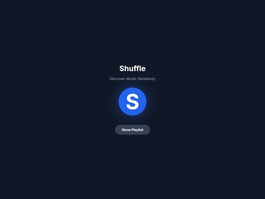 shuffle/testplay screenshot