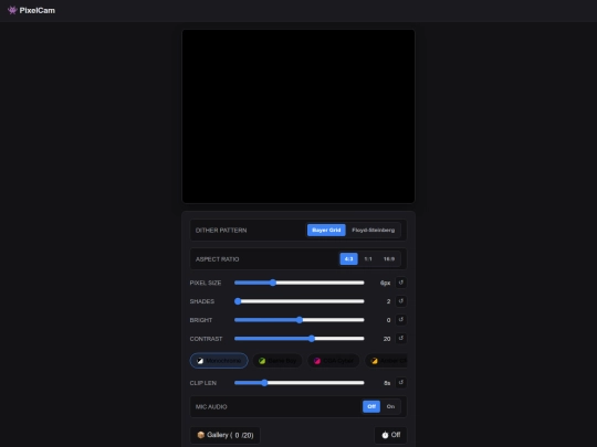 testing/pixelcam screenshot