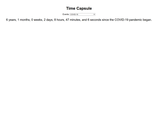 timecapsule screenshot