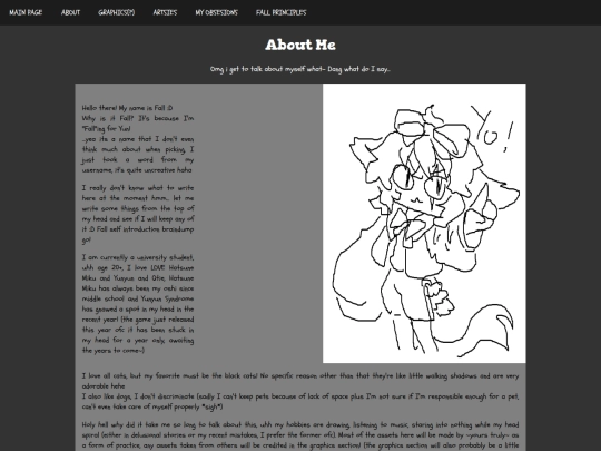 aboutmewip screenshot